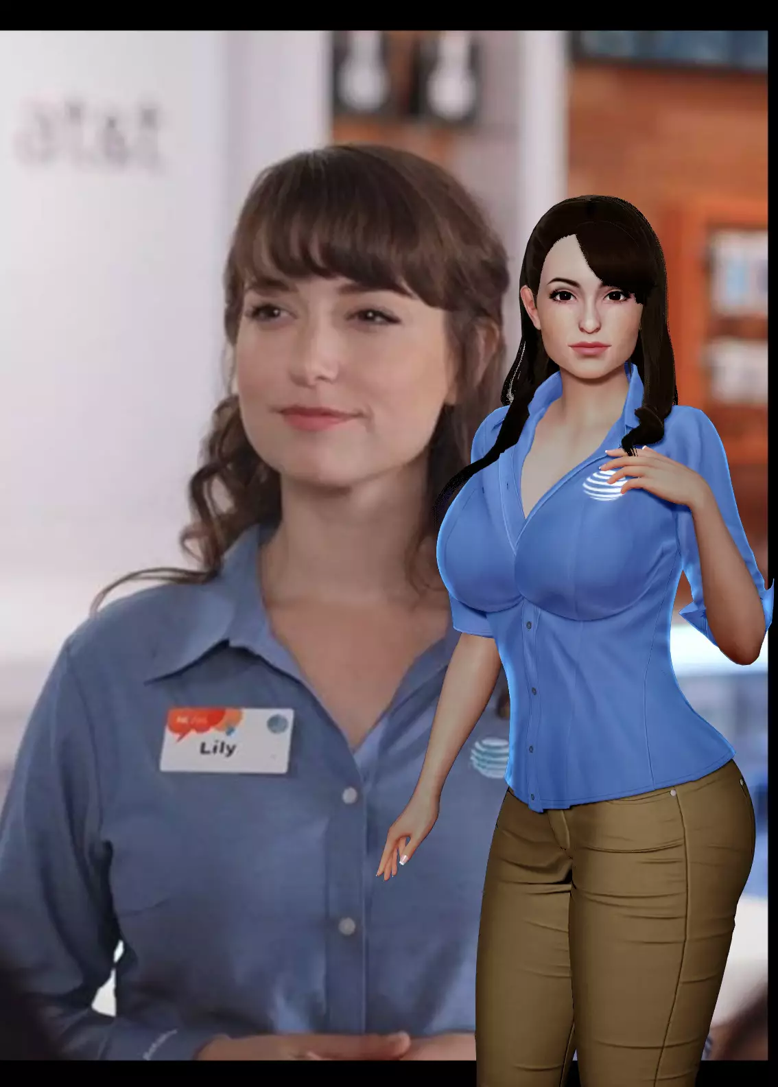 Milana Vayntrub - AT&T - BepisDB